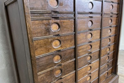 Tall Amberg's Letter Filing Cabinet