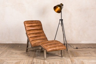 relaxing leather chair