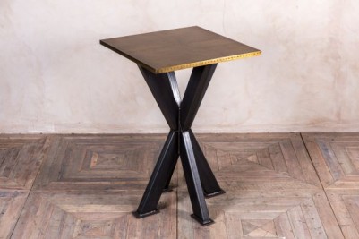 brass top poseur table