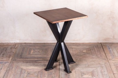 copper top poseur table