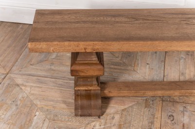 oak dining bench