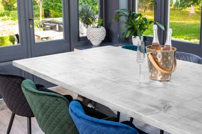 Oversized X Frame Dining Table