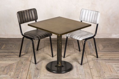 brass top cafe table