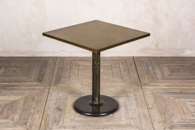 small brass dining table