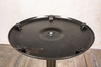 round metal table base