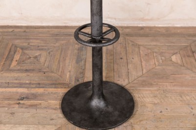 industrial style round bar table