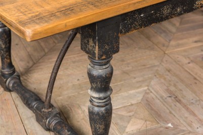 distressed dining table
