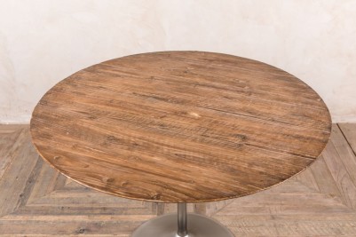 steel base dining table