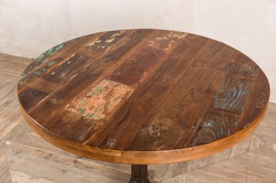 wooden top bistro table