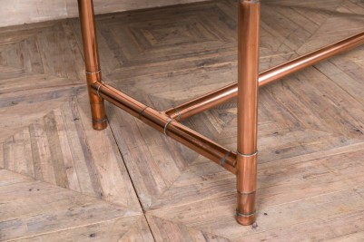 copper pipe table