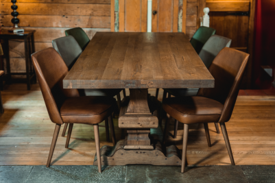 leather dining chairs