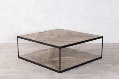 Tiverton Large Square Coffee Table in Silverback