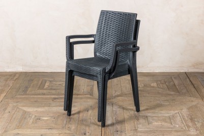 grey stacking chair