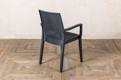 outdoor chair rattan grey
