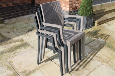 Valencia Outdoor Furniture Set of Two - Taupe