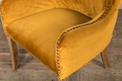 French style mustard chair