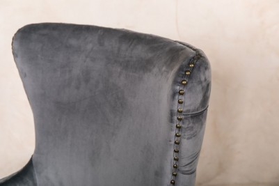 grey carver chair