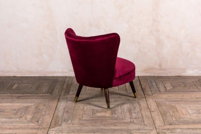 small velvet chair