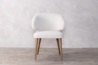 verona dining chair oatmeal front view