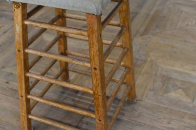 wooden gym stool