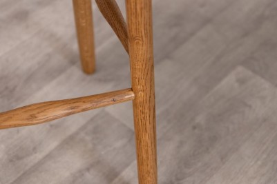 vintage style oak stools