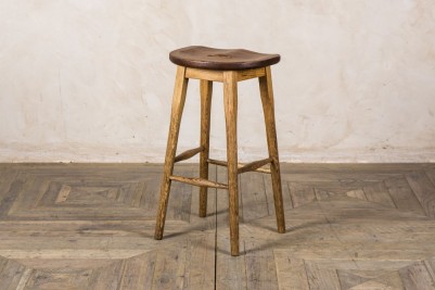 vintage style wooden bar stools
