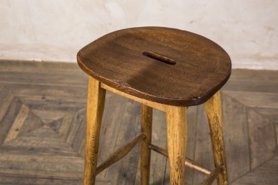 vintage style wooden stools