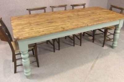 French farmhouse table and chairs