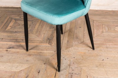 aqua teal minimalist legged chair