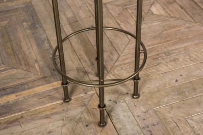 round metal bar stool