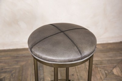 slate upholstered bar stool