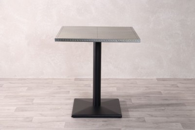 square base table