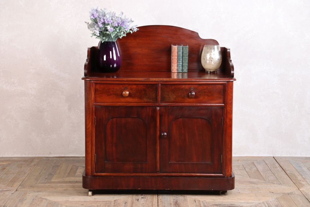 Victorian Mahogony Console Table Cupboard