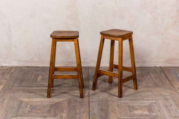 solid oak breakfast bar stools