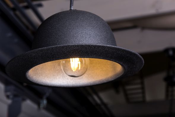 Bowler Hat Pendant Light