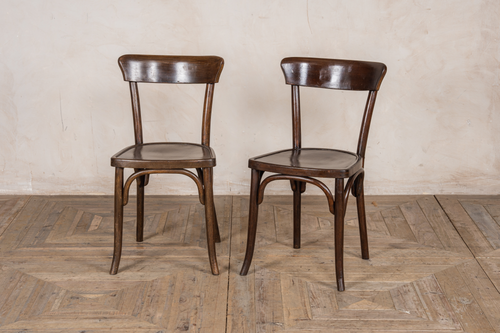 vintage wooden chairs