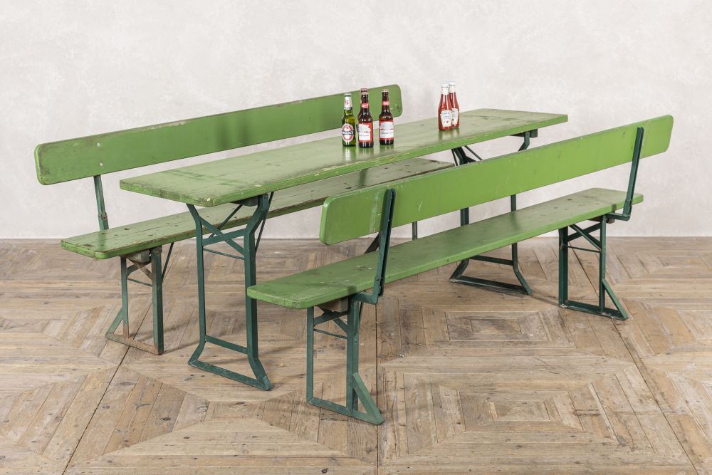 German Bierkeller Outdoor Table & Bench Set