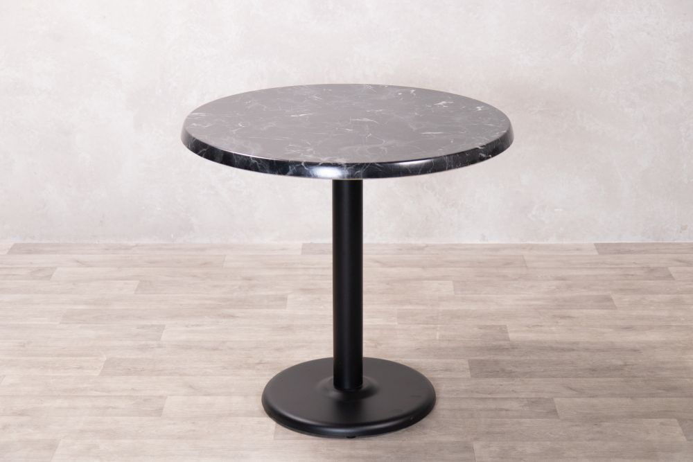 black-round-top-table