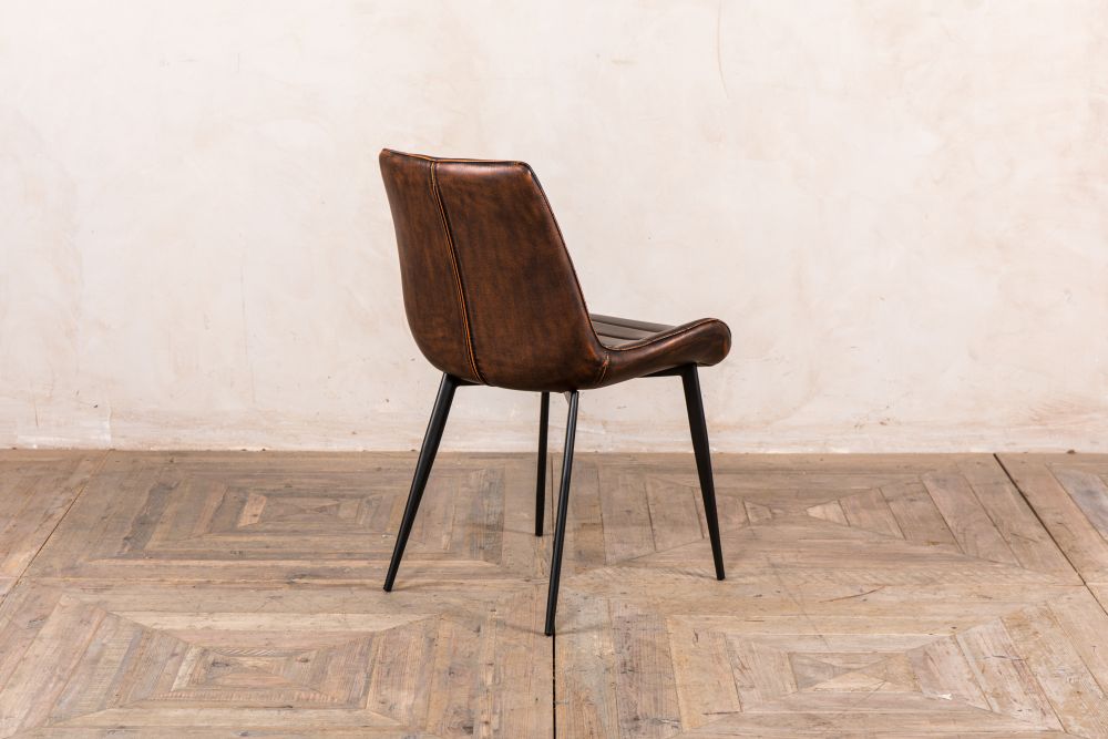 Faux Leather Dining Room Chairs, Brown Leather Dining Room Chairs