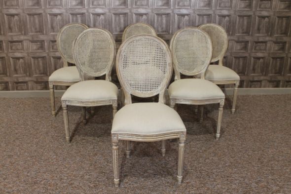 Limed Oak Bergere French Style Chair Peppermill Interiors