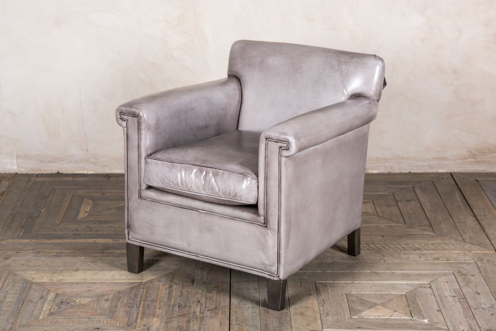 concrete square armchair