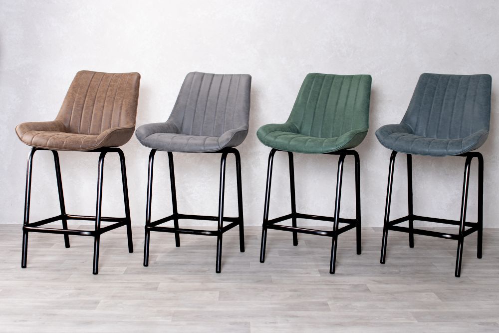 faux suede bar stools