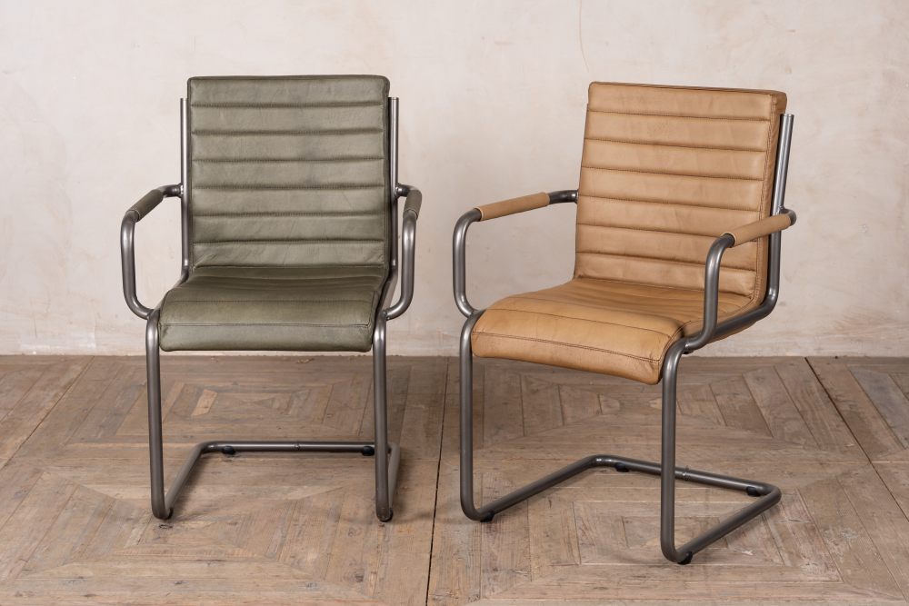 hudson leather dining chairs