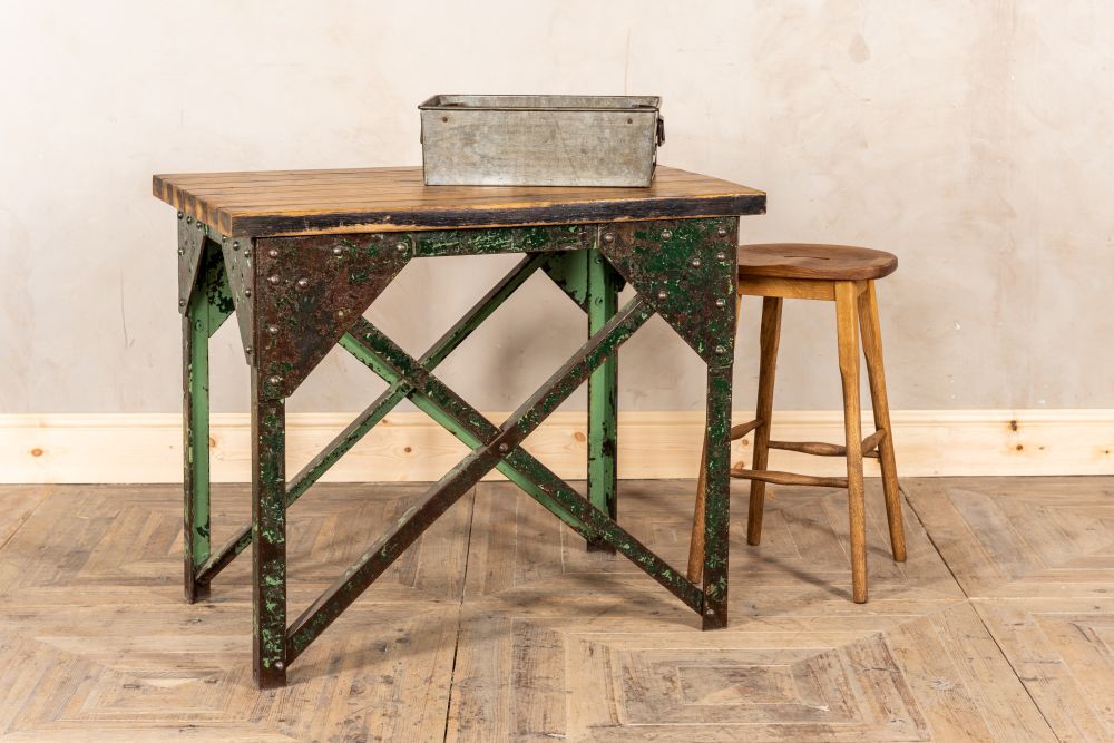 industrial style side table
