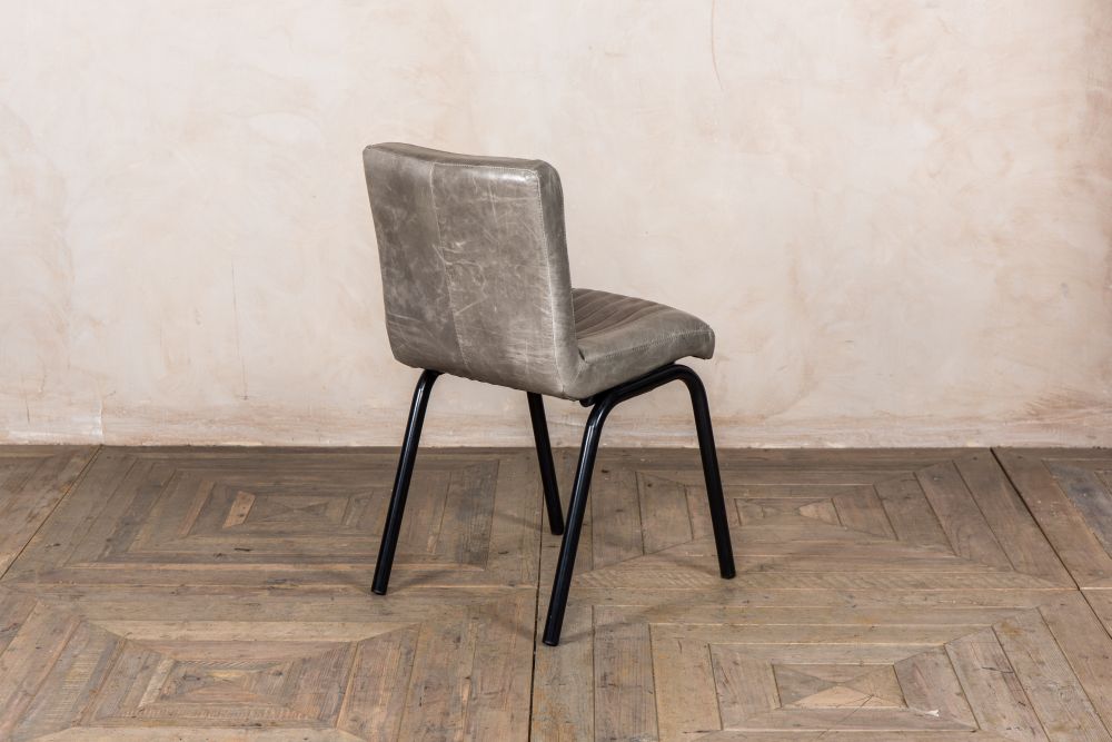 Distressed Leather Dining Chairs Peppermill Interiors