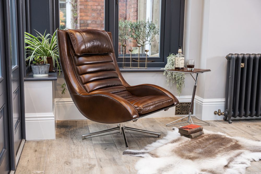 montrose leather club chair