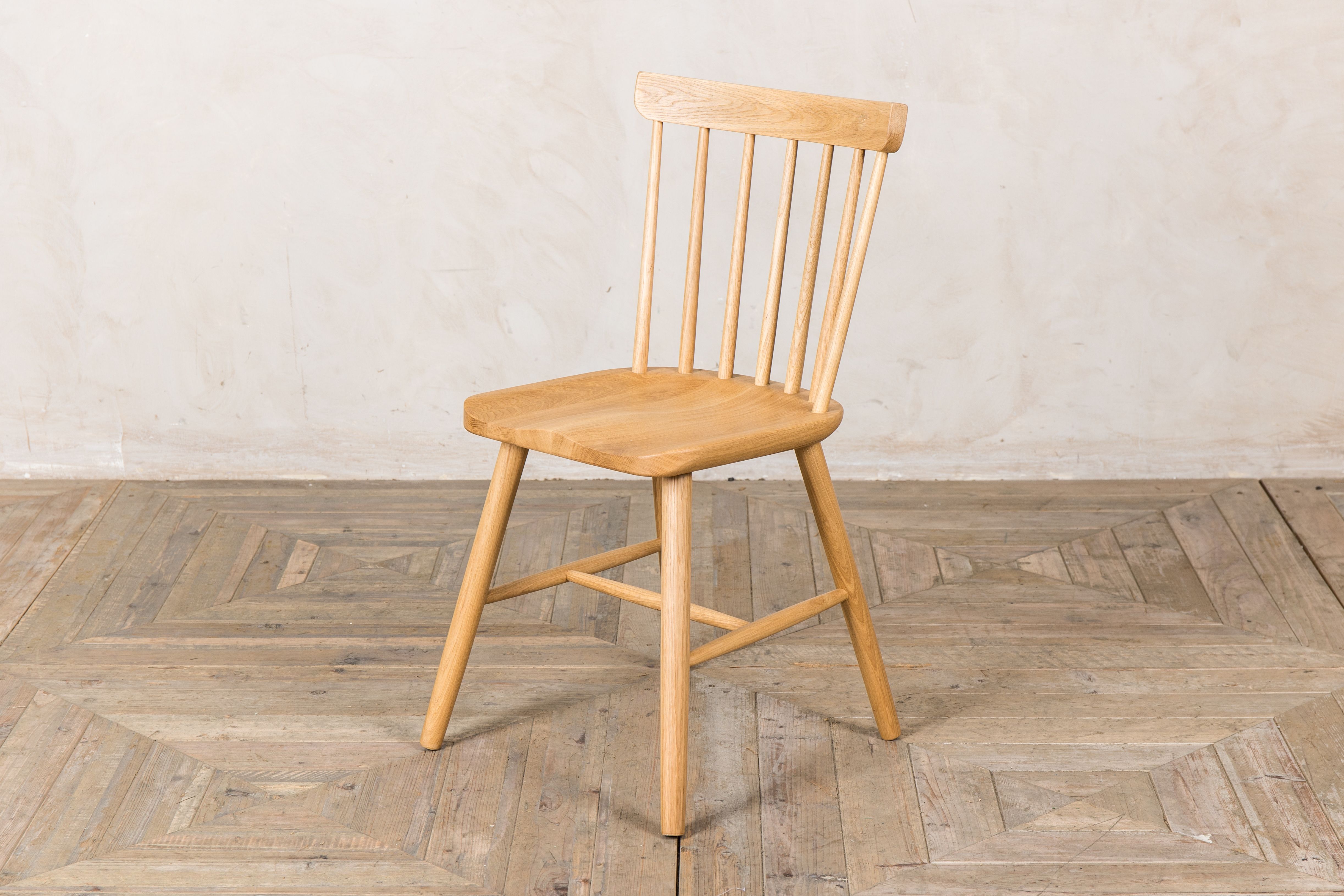 Scandinavian Dining Chair In Oak